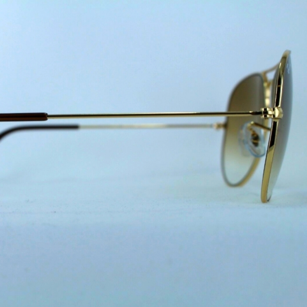 RayBan Aviator Gradient Brown RB3025 Men & Women - Picture 9 of 15